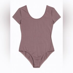 Say What? Poly Span Double Scoop Neck Bodysuit
